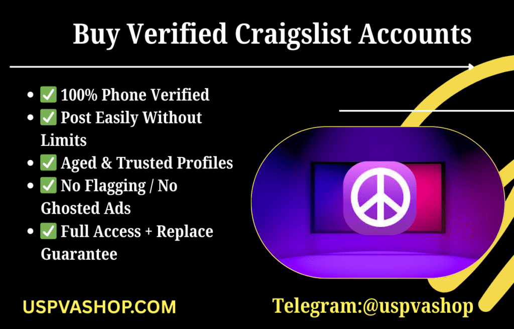 Buy Verified Craigslist Accounts