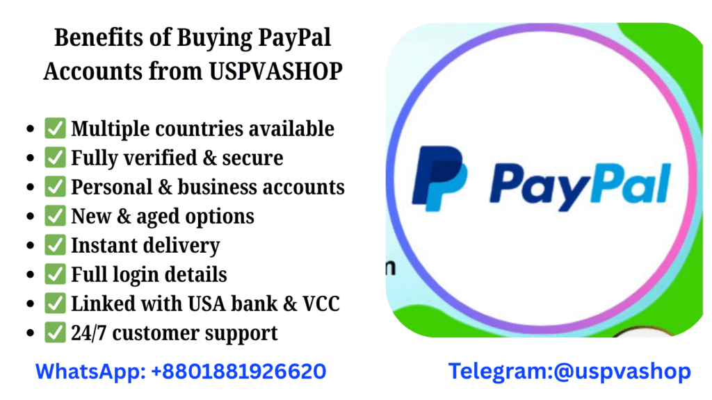 where to buy verified Paypal accounts