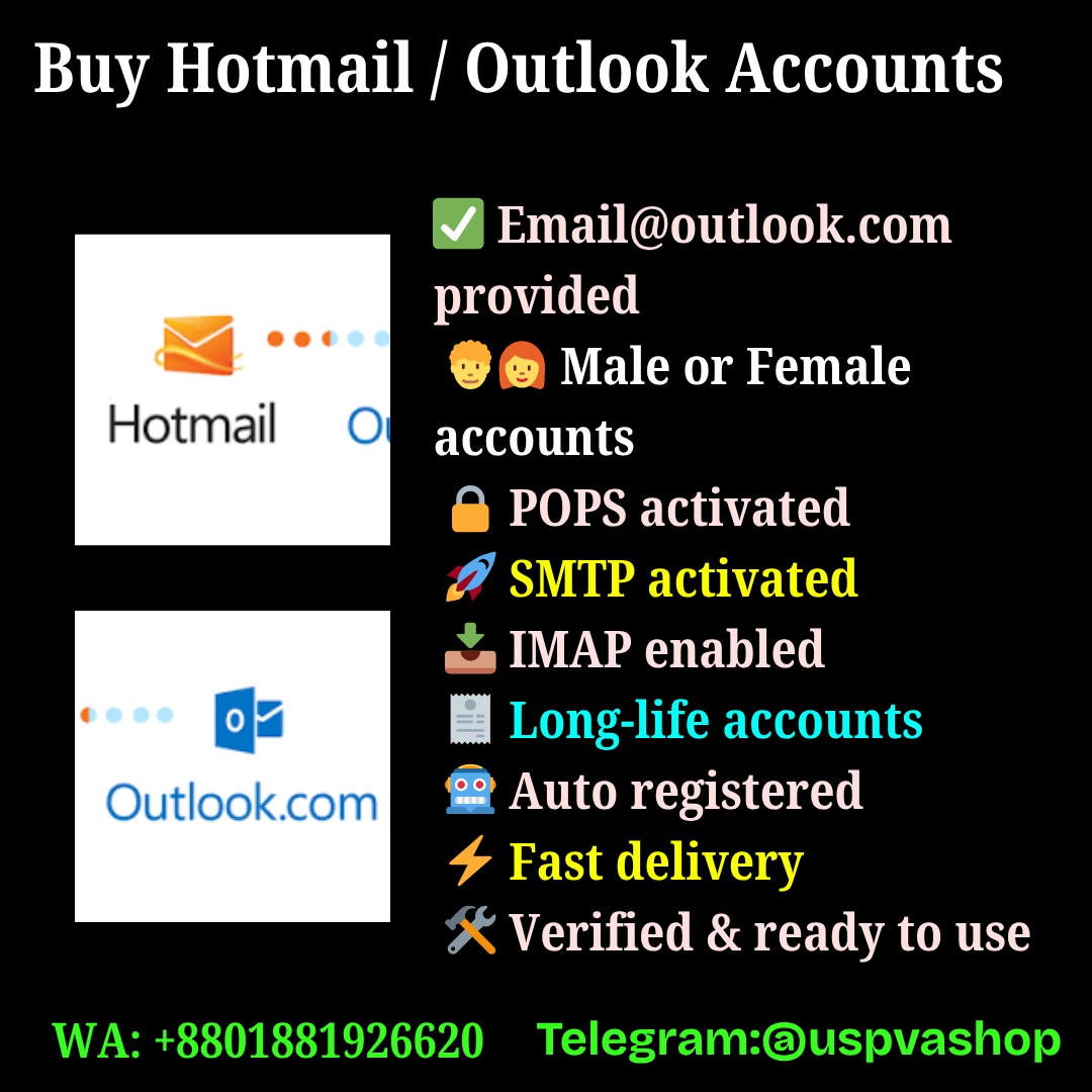 Buy bulk Hotmail accounts