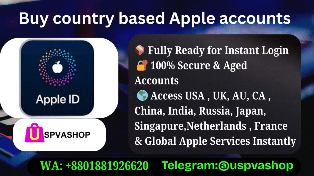buy apple account